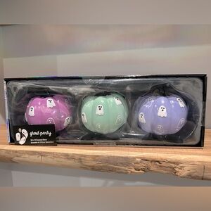 NIB Set of 3 Ghost Party Pumpkins
